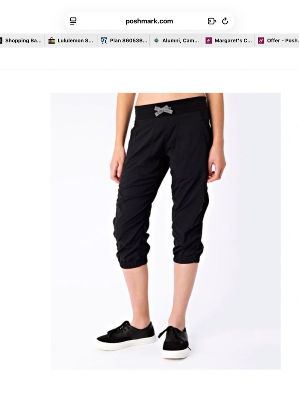 Ivivva by lululemon dance studio pant, cropped, Hot Pink, Size 14 (girls) - Picture 5 of 6